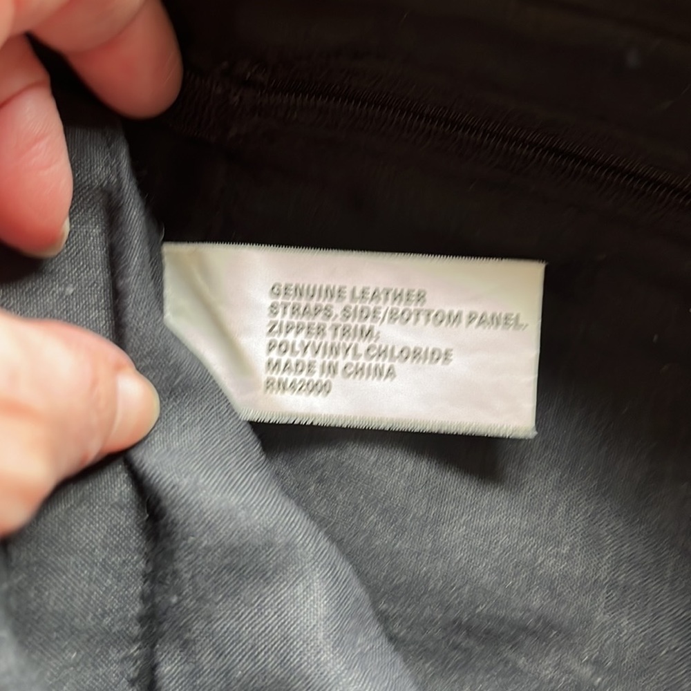 Vintage Patchwork Leather & Suede Multicolor Hand… - image 6